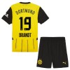 Oficiální Fotbalový Dres Borussia Dortmund Brandt 19 Domácí 2024-25 pro Děti